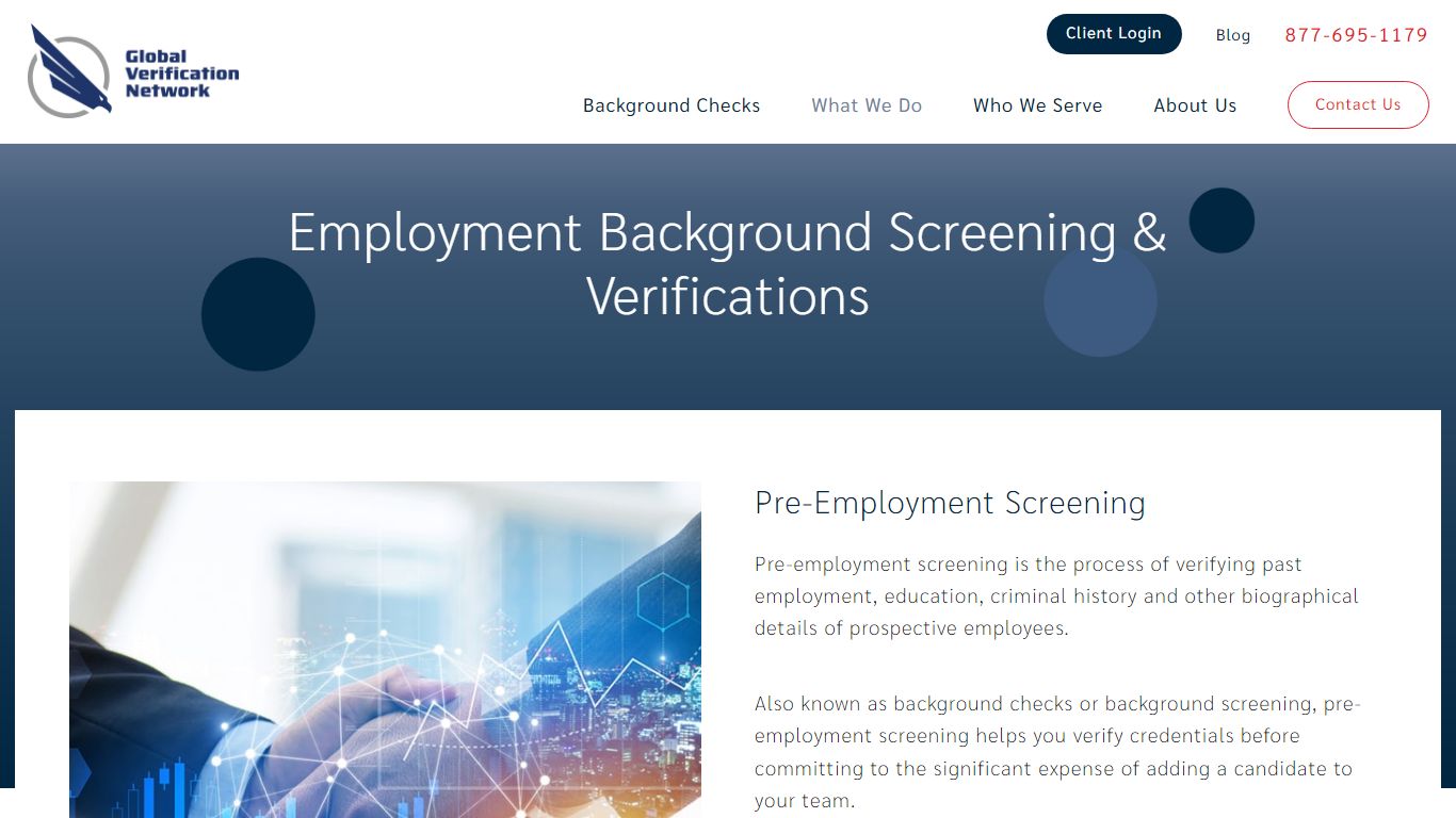 Background Check for Employment, Pre-Employment Screening